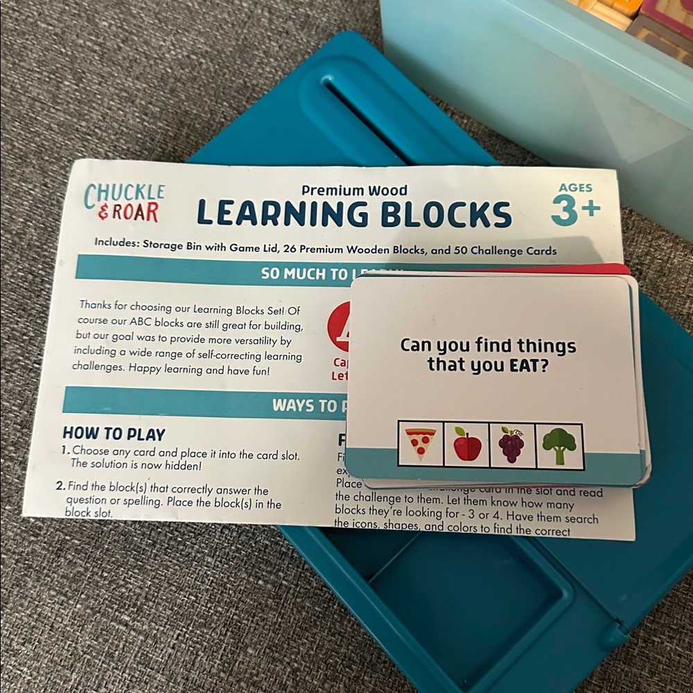 Colorful Learning Blocks Set for Kids - Picture 3 of 5